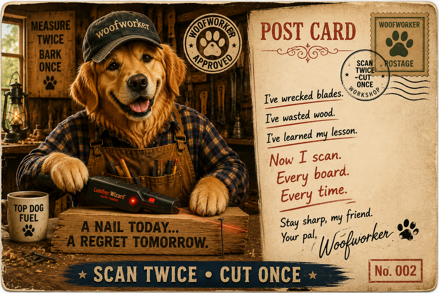 Woofworker Post Card 2